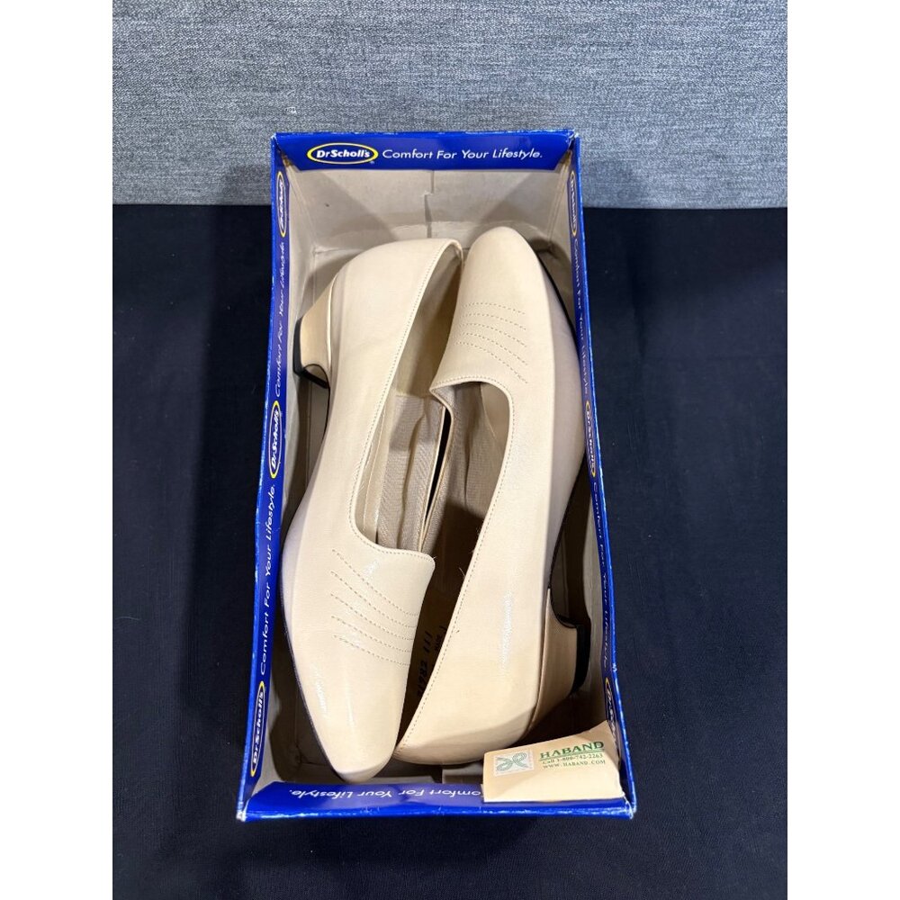 Dr. Scholls Beige Low Heel Slip-On Comfort Shoes Size 8M Ladies - Picture 2 of 10